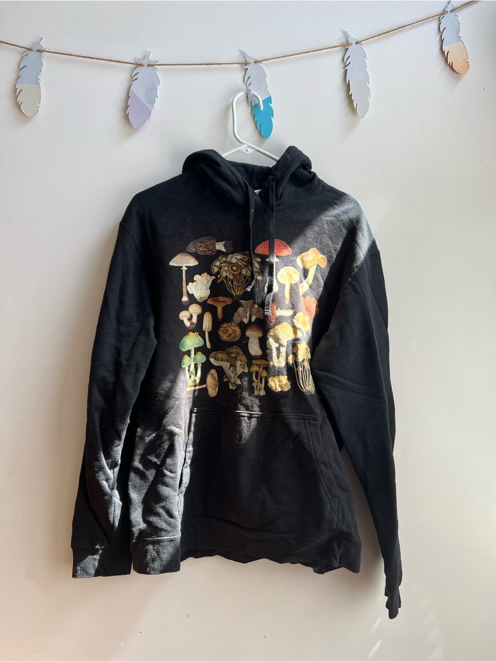 Mushrooms hoodie size L EUC